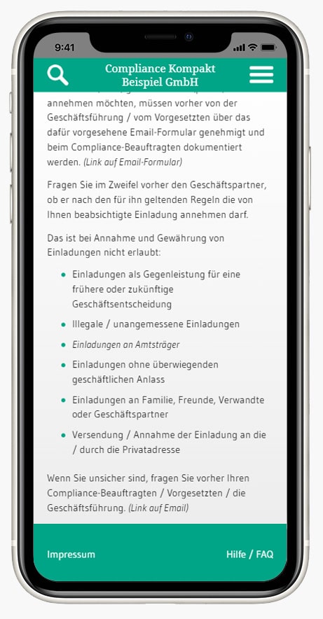 Inhaltliche und optische Gestaltung nach dem individuellen Bedarf Ihres Unternehmens Inhaltliche und optische Gestaltung nach dem individuellen Bedarf Ihres Unternehmens